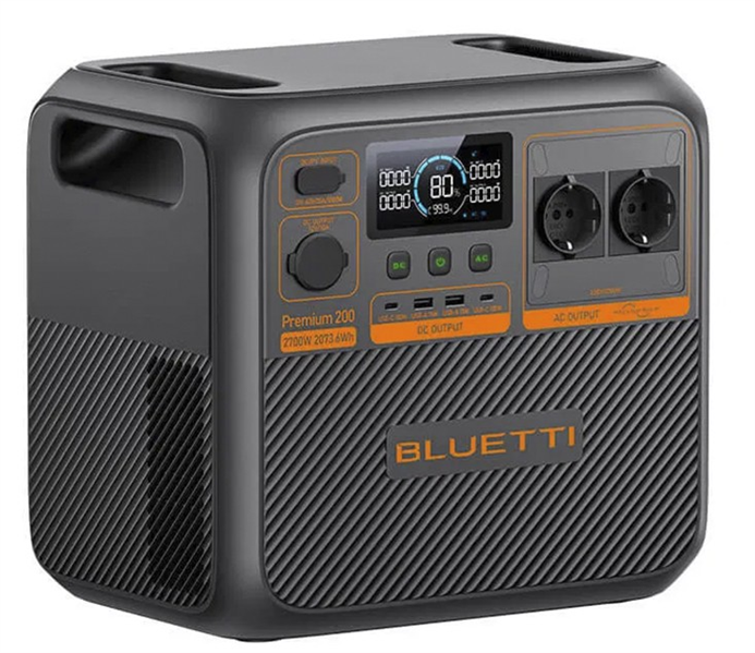 Bluetti Premium 200 V2 Portable Power Station, 2700W/2074Wh, LiFePO4, 24,24kg арт. P-PR200V2-EU-GY-10
