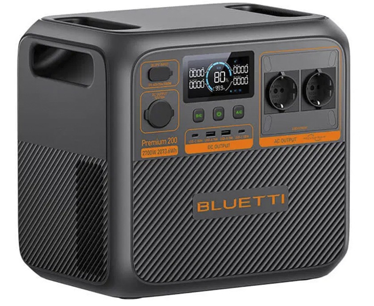 Bluetti Premium 200 V2 Portable Power Station, 2700W/2074Wh, LiFePO4, 24,24kg арт. P-PR200V2-EU-GY-10