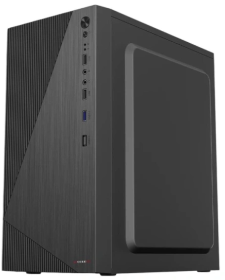 корпус Accord ACC-XA09 black w/o PSU mATX 1x80mm 1x120mm 2xUSB2.0 1xUSB3.0 audio bott PSU