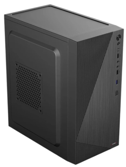 корпус Accord ACC-XA09 black w/o PSU mATX 1x80mm 1x120mm 2xUSB2.0 1xUSB3.0 audio bott PSU