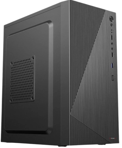 корпус Accord ACC-XA09 black w/o PSU mATX 1x80mm 1x120mm 2xUSB2.0 1xUSB3.0 audio bott PSU