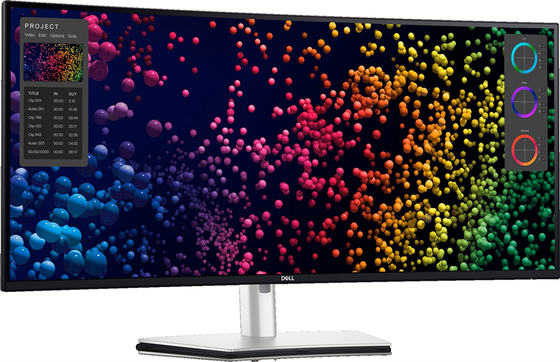 Dell 40"    U4025QW Curved Thunderbolt™ Hub Monitor  2500R IPS Black Technology, 5120 x 2160 at 120 Hz, 2000:1, 21:9, 600 cd/m2 (HDR peak), 5 ms, H-AD, Built-in speaker 2 x 9 W" (Без EU кабеля)