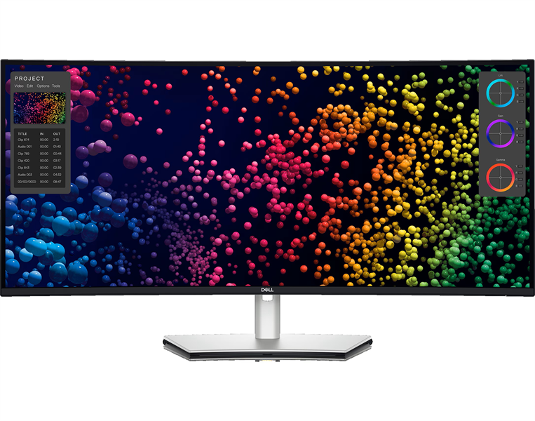 Dell 40" U4025QW Curved Thunderbolt™ Hub Monitor 2500R IPS Black Technology, 5120 x 2160 at 120 Hz, 2000:1, 21:9, 600 cd/m2 (HDR peak), 5 ms, H-AD, Built-in speaker 2 x 9 W" (Без EU кабеля) Dell Technologies арт. 210-BMHW
