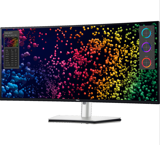 Dell 40" U4025QW Curved Thunderbolt™ Hub Monitor 2500R IPS Black Technology, 5120 x 2160 at 120 Hz, 2000:1, 21:9, 600 cd/m2 (HDR peak), 5 ms, H-AD, Built-in speaker 2 x 9 W" (Без EU кабеля) Dell Technologies арт. 210-BMHW