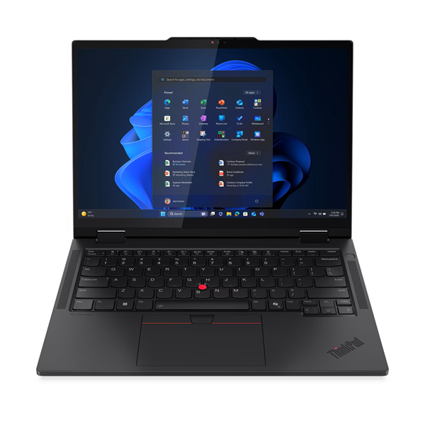 Ноутбук ThinkPad T14s 2-in-1, 14"(1920x1200)Touch, Ultra 7 255U, 16GB, 1TB SSD, Intel Graphics, Cam, BT, W11 Pro, Black (незначительное повреждение коробки)