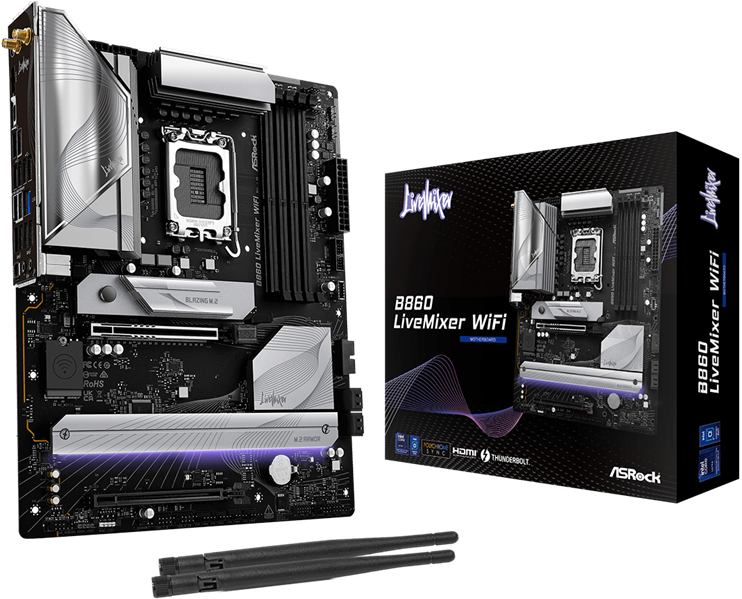 Материнская плата ASRock B860 LiveMixer WiFi