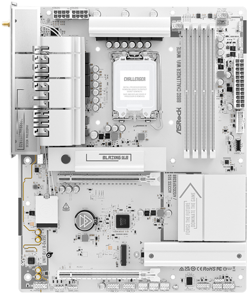 Материнская плата ASRock B860 Challenger WiFi White