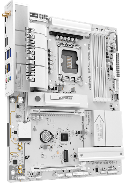 Материнская плата ASRock B860 Challenger WiFi White