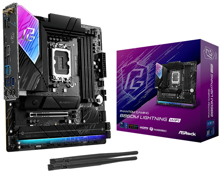 Материнская плата ASRock B860M Lightning WiFi