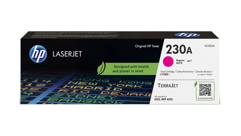 Cartridge HP 230A для HP Color LaserJet Pro 4203/4303, с чипом (1 800 стр.) (незначительное повреждение коробки)