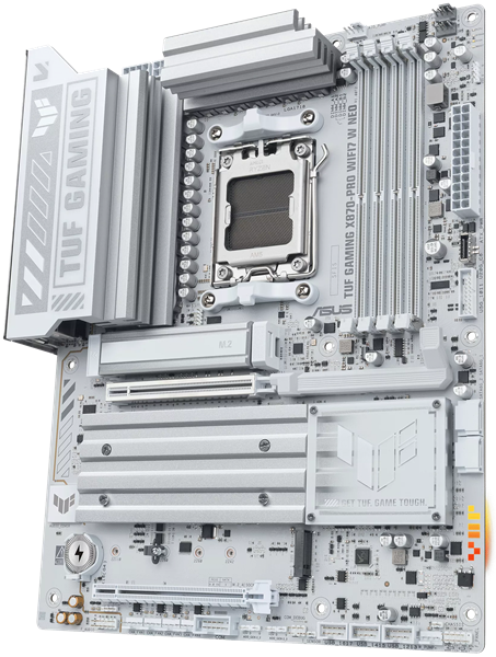 Материнская плата ASUS TUF GAMING X870-PRO WIFI7 W NEO, AM5, X870, 4*DDR5, 2*SATA, 4*M.2, 1*USB 2.0, 4*USB 3.2, 2*Type-C, 3*PCIx16HDMI, ATX; 90MB1NY0-M0EAY0