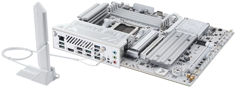 Материнская плата ASUS TUF GAMING X870-PRO WIFI7 W NEO, AM5, X870, 4*DDR5, 2*SATA, 4*M.2, 1*USB 2.0, 4*USB 3.2, 2*Type-C, 3*PCIx16HDMI, ATX; 90MB1NY0-M0EAY0