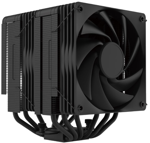 ZALMAN CNPS15X BP BLACK, 2x120mm FANS, 6 HEAT PIPES, 4-PIN PWM, 600-2000 RPM, 32,9 DBA MAX, HYDRO BEARING, LGA1851/1700/1200/115X/AM5/AM4