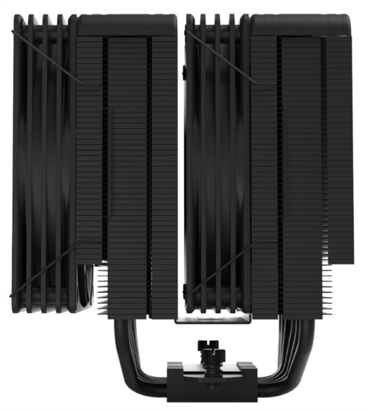 ZALMAN CNPS15X BP BLACK, 2x120mm FANS, 6 HEAT PIPES, 4-PIN PWM, 600-2000 RPM, 32,9 DBA MAX, HYDRO BEARING, LGA1851/1700/1200/115X/AM5/AM4