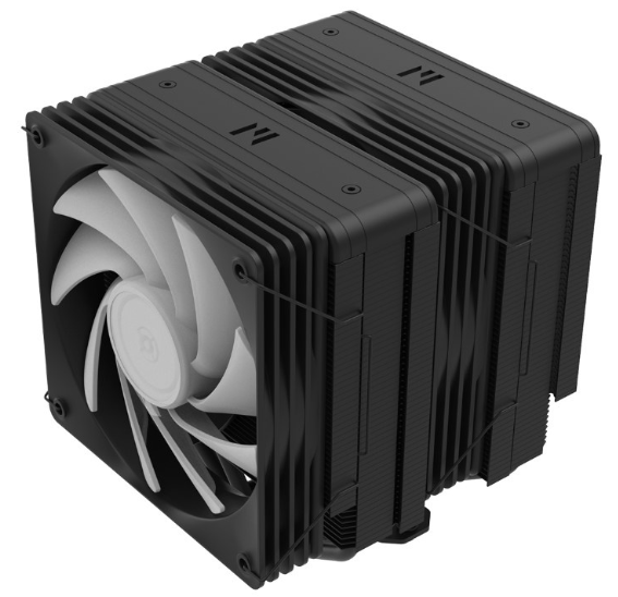 ZALMAN CNPS15X BP ARGB BLACK, 2x120mm ARGB FANS, 6 HEAT PIPES, 4-PIN PWM, 600-2000 RPM, 32,9 DBA MAX, HYDRO BEARING, LGA1851/1700/1200/115X/AM5/AM4