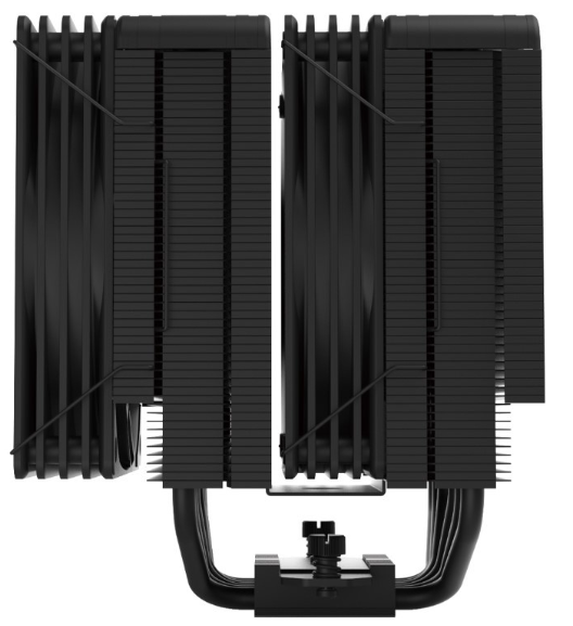 ZALMAN CNPS15X BP ARGB BLACK, 2x120mm ARGB FANS, 6 HEAT PIPES, 4-PIN PWM, 600-2000 RPM, 32,9 DBA MAX, HYDRO BEARING, LGA1851/1700/1200/115X/AM5/AM4