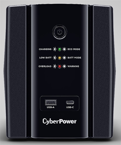 Источник бесперебойного питания CyberPower UT2200EG Line-Interactive 2200VA/1320W USB/RJ11/45/USB charger A/C NEW (незначительное повреждение коробки)