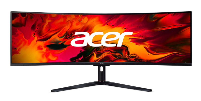 49'' ACER Nitro EI491CURSbmiipphx VA, 5120x1440, 4 ms, 350, HDR 400cd, 120Hz, 2xHDMI(2.0) + 2xDP(1.4) + SPK + Audio Out, Speakers 3Wx2, FreeSync Premium, HDR 400, hadj 95, Vesa:75x75 Curved 1800R арт. UM.SE1CD.S02