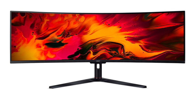 49'' ACER Nitro EI491CURSbmiipphx VA, 5120x1440, 4 ms, 350, HDR 400cd, 120Hz, 2xHDMI(2.0) + 2xDP(1.4) + SPK + Audio Out, Speakers 3Wx2, FreeSync Premium, HDR 400, hadj 95, Vesa:75x75 Curved 1800R арт. UM.SE1CD.S02