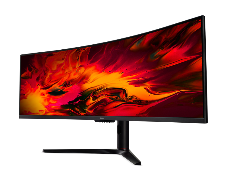49'' ACER Nitro EI491CURSbmiipphx VA, 5120x1440, 4 ms, 350, HDR 400cd, 120Hz, 2xHDMI(2.0) + 2xDP(1.4) + SPK + Audio Out, Speakers 3Wx2, FreeSync Premium, HDR 400, hadj 95, Vesa:75x75 Curved 1800R арт. UM.SE1CD.S02