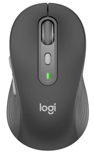 Logitech Wireless Mouse M750, Bluetooth, 2.4GHz (USB receiver), Black, CN, [910-006269]
