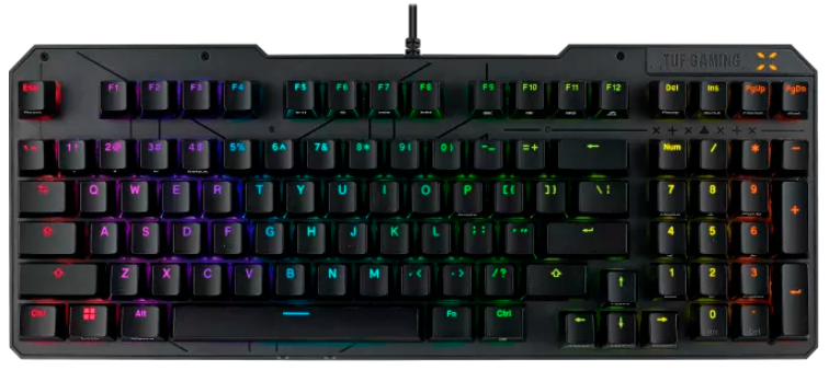 ASUS RA07 TUF Gaming K3 Gen II, Wired, 95%, Mechanical, ABS, RGB Lighting, Black арт. 90MP0390-BKRA01