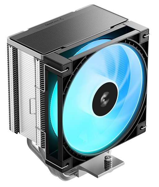 DEEPCOOL AG600 ARGB LGA1851/1700/AM5/AM4 (12шт/кор, TDP 270W, PWM, ARGB Fan 120mm, 6 тепл. трубок, черный) RET (R-AG600-BKAMMG2-G)