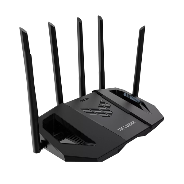 роутер ASUS TUF-BE6500//802.11 a/b/g/n/ac/ax/be, 2,4 + 5 gGz, black (незначительное повреждение коробки)