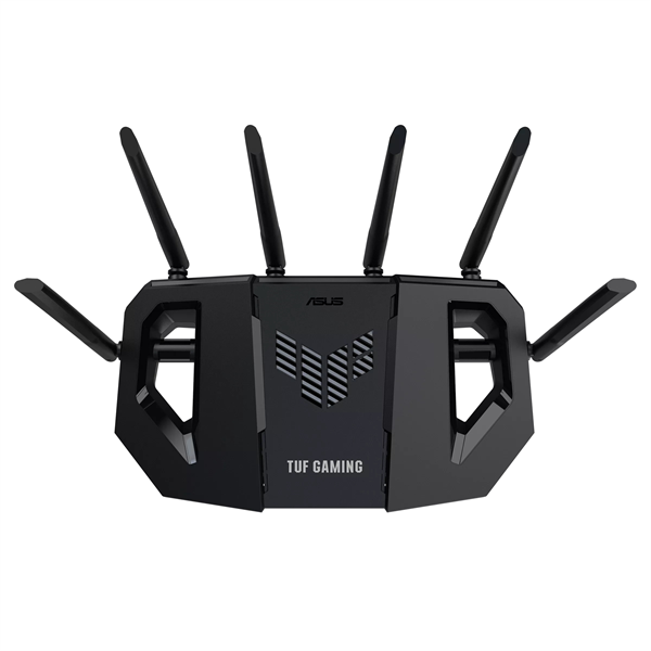 роутер ASUS TUF-BE6500//802.11 a/b/g/n/ac/ax/be, 2,4 + 5 gGz, black (незначительное повреждение коробки)