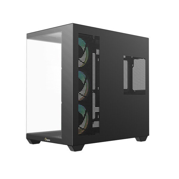 Ocypus Gamma C74 BK ARGB, ATX, Type-C*1+USB3.0*2, SIDE 3x120mm ARGB, REAR 1x120mm ARGB