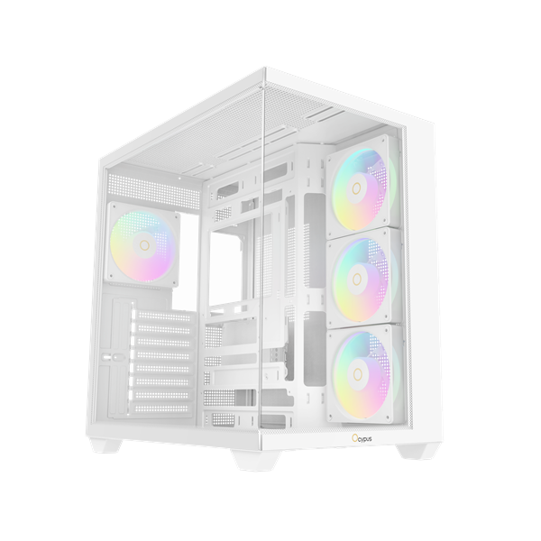 Ocypus Gamma C74 WH ARGB, ATX, Type-C*1+USB3.0*2, SIDE 3x120mm ARGB, REAR 1x120mm ARGB
