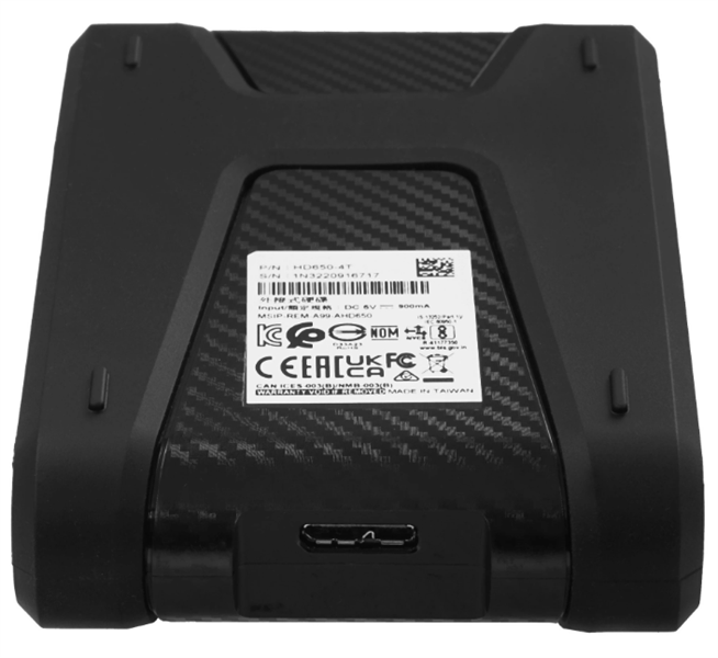 ADATA 4TB HD650 Black арт. AHD650-4TU31-CBK