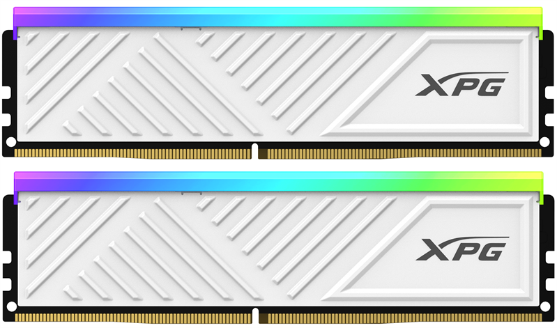 Оперативная память ADATA SPECTRIX D35G DDR4 DIMM 16GB 3200MHz 2*8GB 16-20-20 WHITE DUAL TRAY RGB