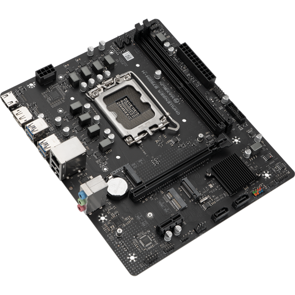 MAXSUN MS-Challenger B760M-H, LGA1700, B760, 2*DDR4, 2*SATA3, 2*M.2, USB 3.2, USB 2.0, 1*PCIEx16, 1*PCIEx1, DP+HDMI, mATX
