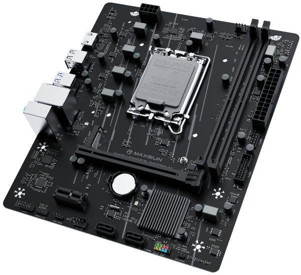 MAXSUN MS-Challenger H610M-H V1, LGA1700, H610, 2*DDR4, 3*SATA3, M.2, 2*USB 3.2, 4*USB 2.0, 1*PCIEx16, 1*PCIEx1, HDMI, mATX