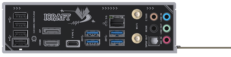 MAXSUN MS-iCraft B850 AIGA, AM5, B850, 4*DDR5, 2*SATA3, 4*M.2, USB 3.2, USB 2.0, Type-C, 3*PCIEx16, DP+HDMI, ATX