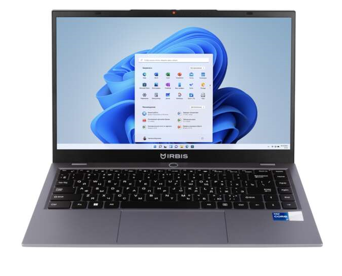 Ноутбук IRBIS 14NBP3003 14" FHD (1920x1080) IPS 300cd,Core i5-1240P,16Gb DDR4-3200(1),512Gb SSD,Wi-Fi 6+BT 5,48Wh,Metal case,Kbd Backlit,FPS,TPM 2.0,1.55kg,Grey,3y warranty,no OS (после тестирования)