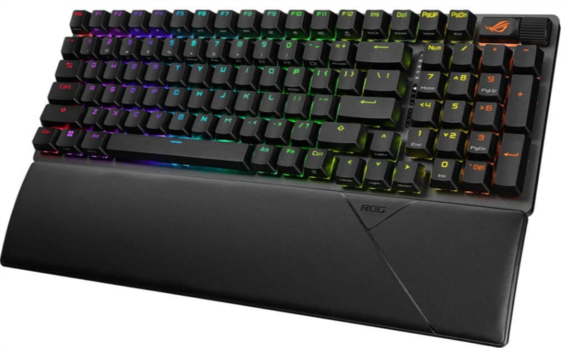 ASUS X901 ROG STRIX SCOPE II 96s, 96%, Wireless, Mechanical, ROG NX Snow, PBT, RGB, Black арт. 90MP037A-BKRA00