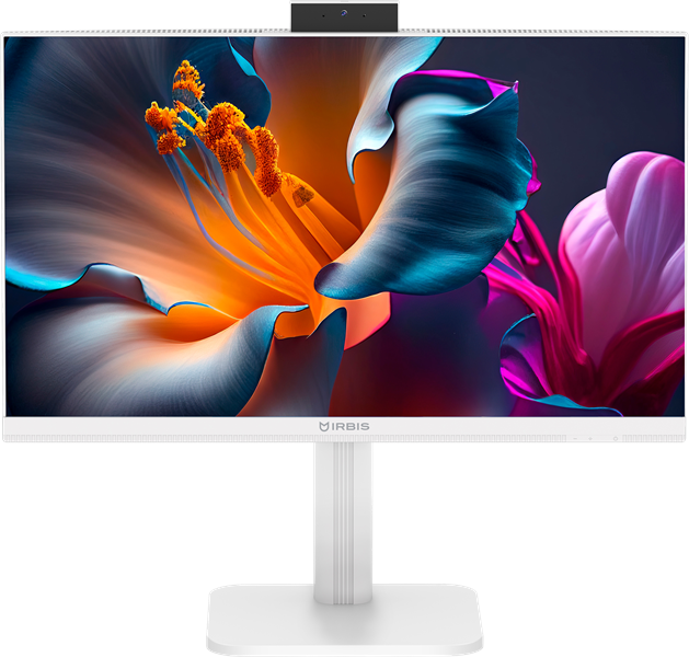 Моноблок IRBIS SmartAIO 24; 23.8“ White (I5-14400;1*16GB ddr4 3200hz/512GB;IPS;16:9;1920x1080x100Hz;1500:1;250Cd/m2;5ms;HDMI;DP;USB-C;4*USB3.2;2*USB3.1;RJ45;5MP;WIFI6;BT5.0;HAS;Spk2*3W;k+m;Win11Pro;Китай)