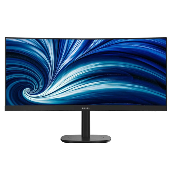 34" Philips 34B2N3500C Curved 3440x1440, WLED, 21:9, VA, 350cd, 4ms, 3500:1, 178/178, 2*HDMI, DP, 3x USB 3.2, USB-C(15W), 120Hz, Tilt, Height, Swivel, Speak, Internal, VESA, Black, 3y