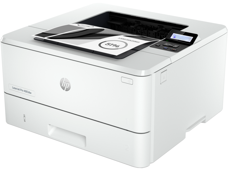 Лазерный принтер HP LaserJet Pro 4003dw (A4,1200dpi, 40ppm, 256 Mb, 2tray 100+250,Duplex, USB2.0/GigEth/WiFi, PS3, ePrint, AirPrint,  Cartridge 1500 pages in box, repl. W1A56A) (незначительное повреждение коробки)