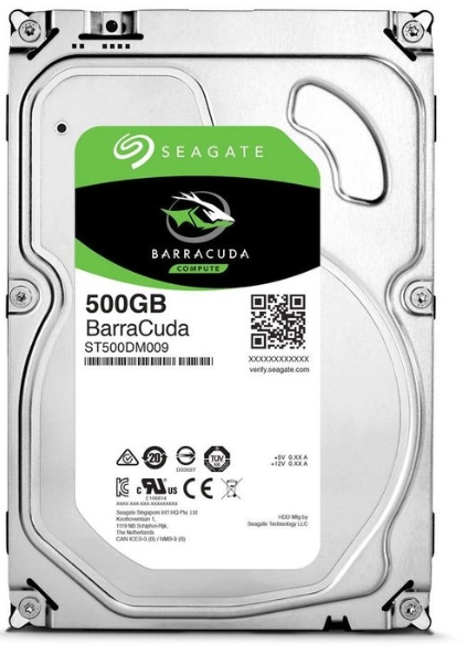 Seagate Barracuda HDD 3.5" SATA 500Gb, 7200 rpm, 32Mb buffer, ST500DM009, 1 year, (analog ST500DM002) (Восстановленные) арт. ST500DM009.