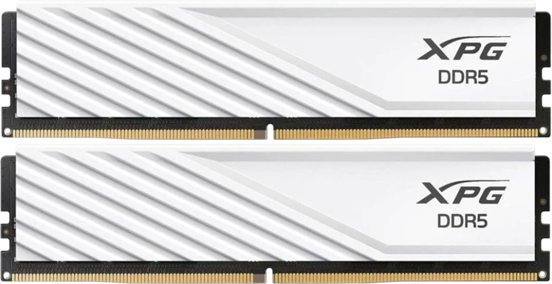 ADATA LANCER DDR5 DIMM 32GB 6000MHz 2*16GB 48-48-48 1.25V WHITE DUAL TRAY арт. AX5U6000C4816G-DTLABWH