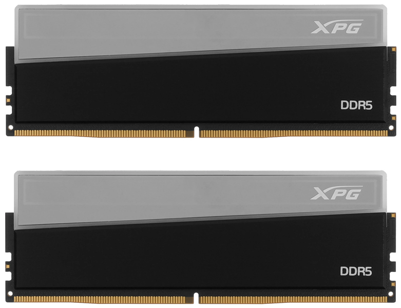 ADATA NOVAKEY RGB DDR5 DIMM 32GB 6000MHz 2*16GB 30-40-40 1.4V BLACK DUAL COLOR BOX арт. AX5U6000C3016G-DCNKRBK