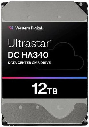 Western Digital Ultrastar DC HA340 HDD 3.5" SATA 12TB, 7200 rpm, 512MB buffer, 512e, 0B47063, 1 year