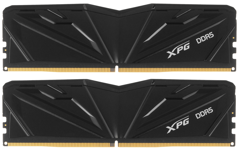 ADATA ARMAX DDR5 DIMM 32GB 6400MHz 2*16GB 32-39-39 1.4V BLACK DUAL COLOR BOX арт. AX5U6400C3216G-DTAMBK