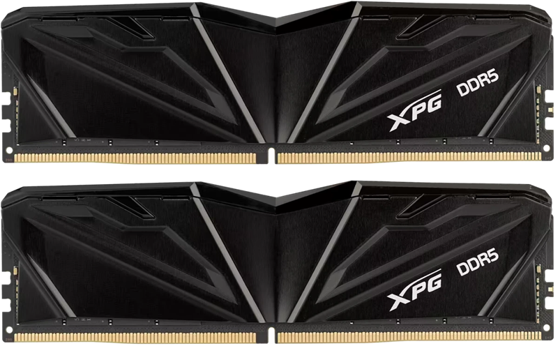 ADATA ARMAX DDR5 DIMM 32GB 6400MHz 2*16GB 30-40-40 1.4V BLACK DUAL COLOR BOX арт. AX5U6000C3016G-DTAMBK