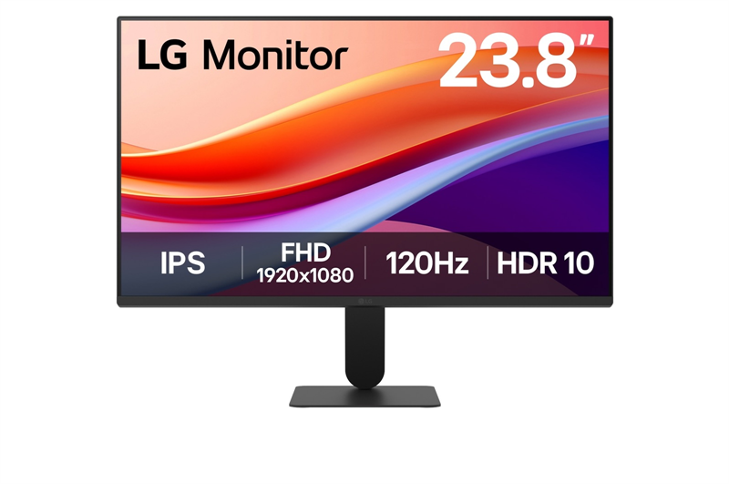 23.8 LG 24U411A-B , IPS, 1920x1080, 5ms, 250cd, 120Hz, HDMI +VGA black, Ex арт. 24U411A-B.ARUQ