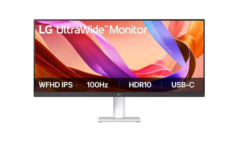 29 LG 29U531A-W, IPS, 2560x1080, 5ms, 250cd, 100Hz, HDMI +DP+ USB-C+SPK 5W HAS white, Ex арт. 29U531A-W.ARUZ