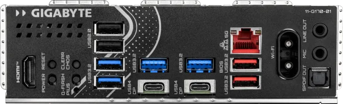 GIGABYTE X870E EAGLE WIFI7, AM5, X870E, 4*DDR5, 4*SATA, 3*M.2, 4*USB 3.2, 4*USB 2.0, 2*Type-C, 3*PCIx16, HDMI, ATX